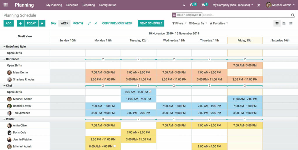 Odoo project management