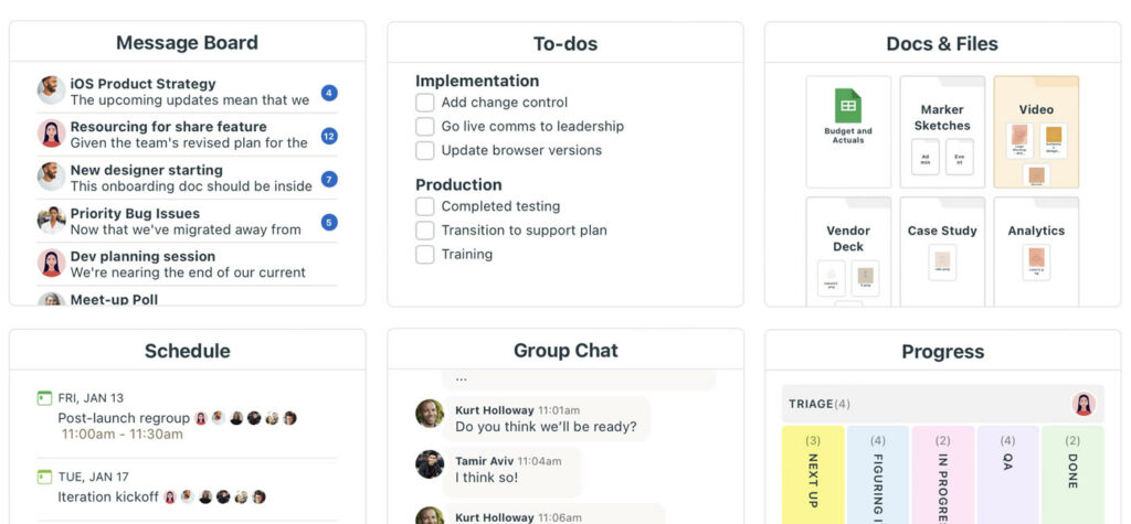 Basecamp - Project Management Software for Remote Teams
